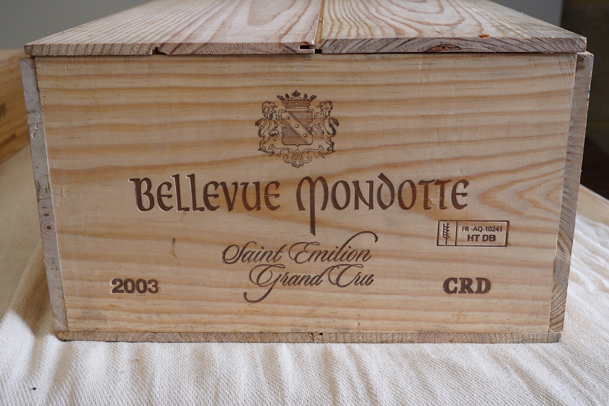 Château Bellevue Mondotte, 2003